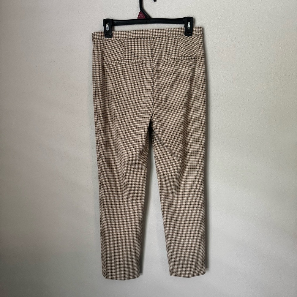 Theory Slim Knit Pants Houndstooth‎ Women’s Size 2 Cropped Ankle MSRP $295 - Picture 3 of 5